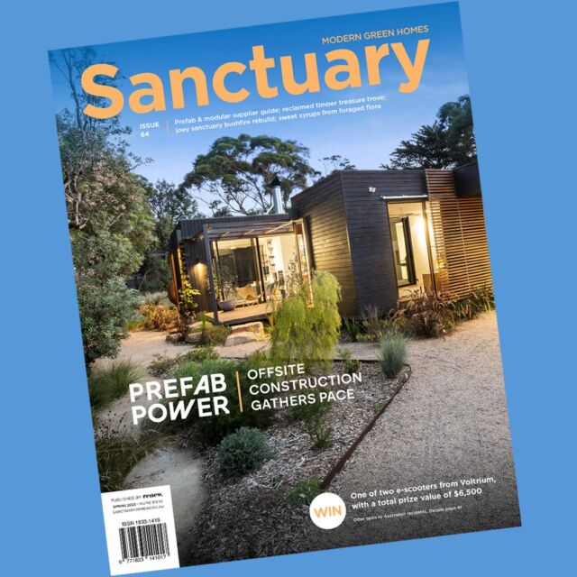 It's great to see @sanctuarymag (Issue 64) focused on the rapidly growing list of off-site & prefab manufacturers, suppliers and builders embracing the variety of approaches for the Australian construction market. You'll find our listing in the list of suppliers.

#sanctuarymag #reneworgau #sustainable #modular #prefab #prefabricated #homes #offsite #panelised #architecture #panelisedarchitecture #prefabhomes #australianarchitecture #prefabarchitecture #timberprefab #fairweatherhomes #fairweather #passivedesign #sustainablearchitecture #newhomes #instahome #modularhomes #sustainablehomes #archilovers #prefabricated #homedesign #houses #assemblesystemsau #modusarchitects